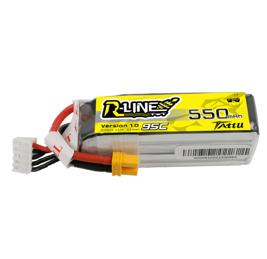 Tattu R-Line 550mah 14.8V 4S 95C Lipo