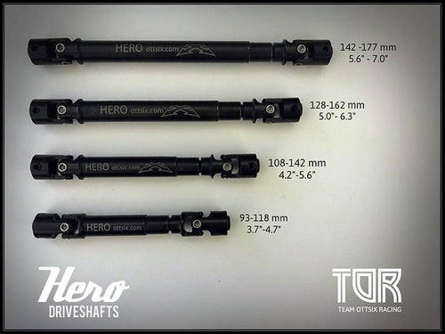Ottsix Racing Hero Driveshaft 128-162mm