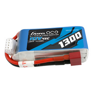Gens Ace 11.1V 45C 1300mah Lipo Deans