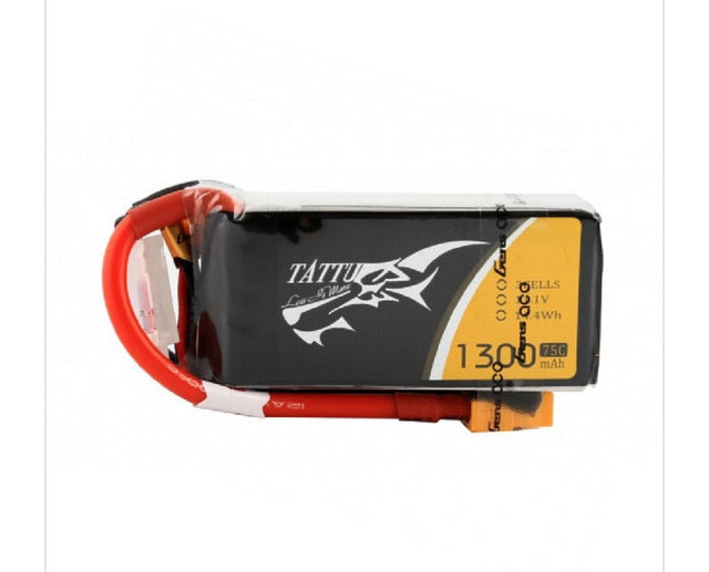 Tattu 1300mah 11.1V XT60 75C Lipo