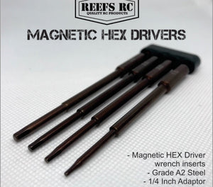 Reefs RC Magnetic Hex Driver Set