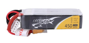 Tattu 450mah 4S 75C LoPro Lipo XT30