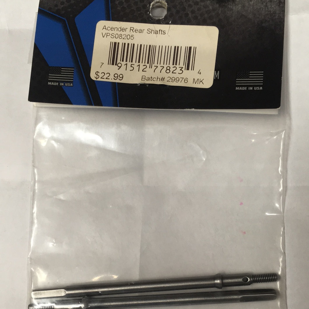 Vanquish Ascender Rear Axle Shafts