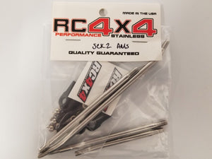 RC4X4 Stainless SCX10.2 AMS & Upper Links