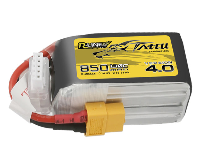 Tattu R-Line 850mah 4S 130C Lipo XT60